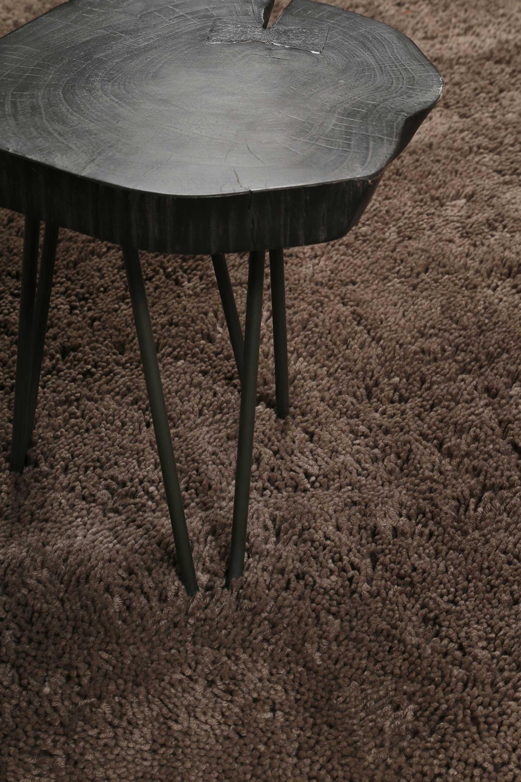 Esprit Wollteppich Shaggy Braun Hochflor "Seattle Shag"