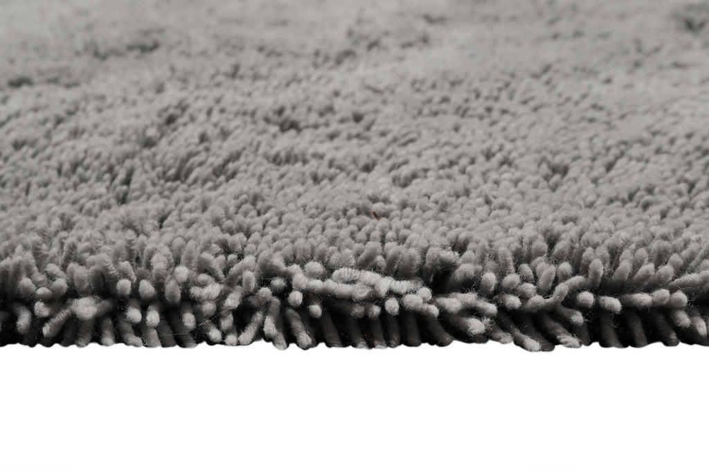 Esprit Wollteppich Shaggy Hellgrau Hochflor "Seattle Shag"