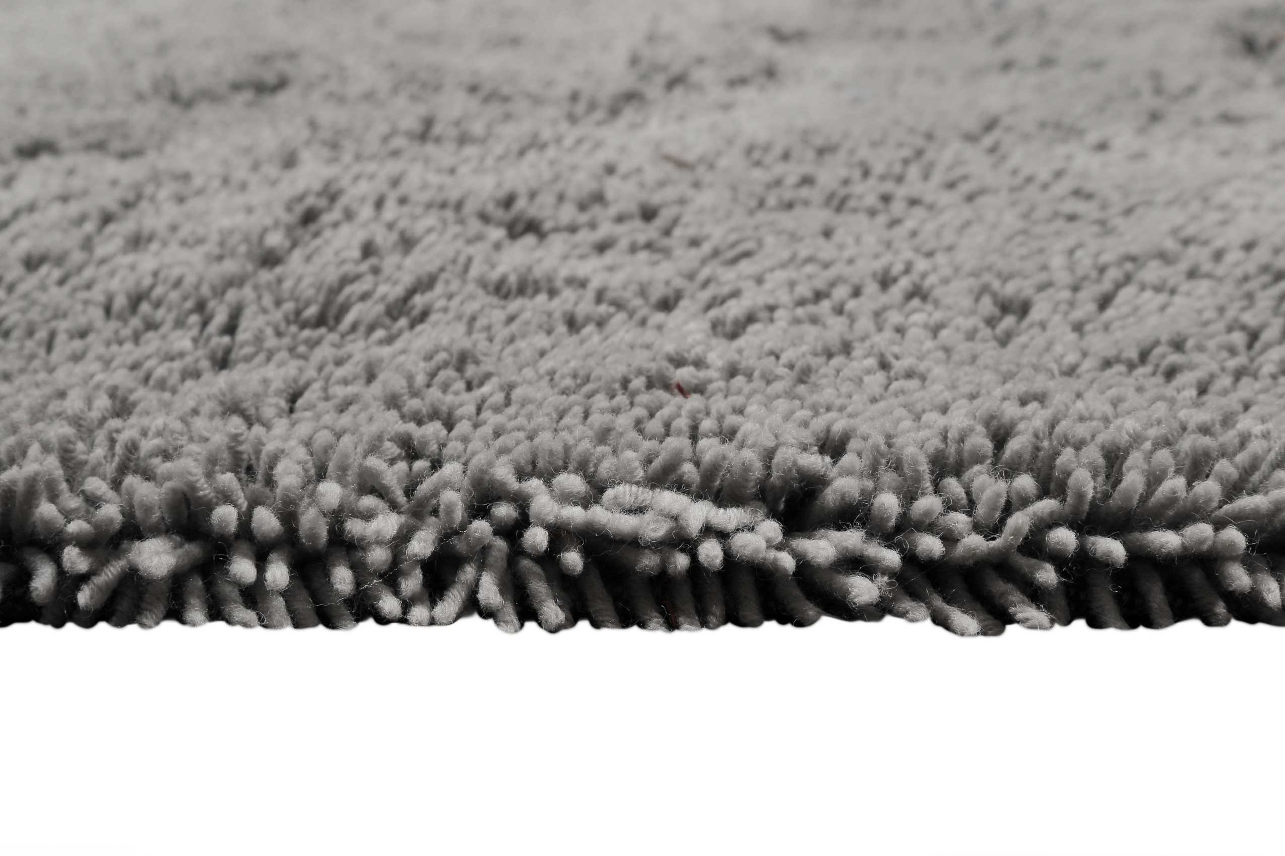 Esprit Wollteppich Shaggy Hellgrau Hochflor "Seattle Shag"