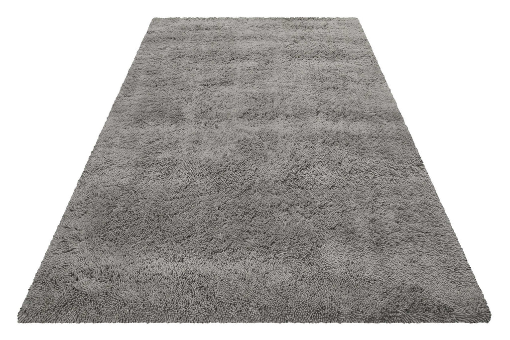 Esprit Wollteppich Shaggy Hellgrau Hochflor "Seattle Shag"