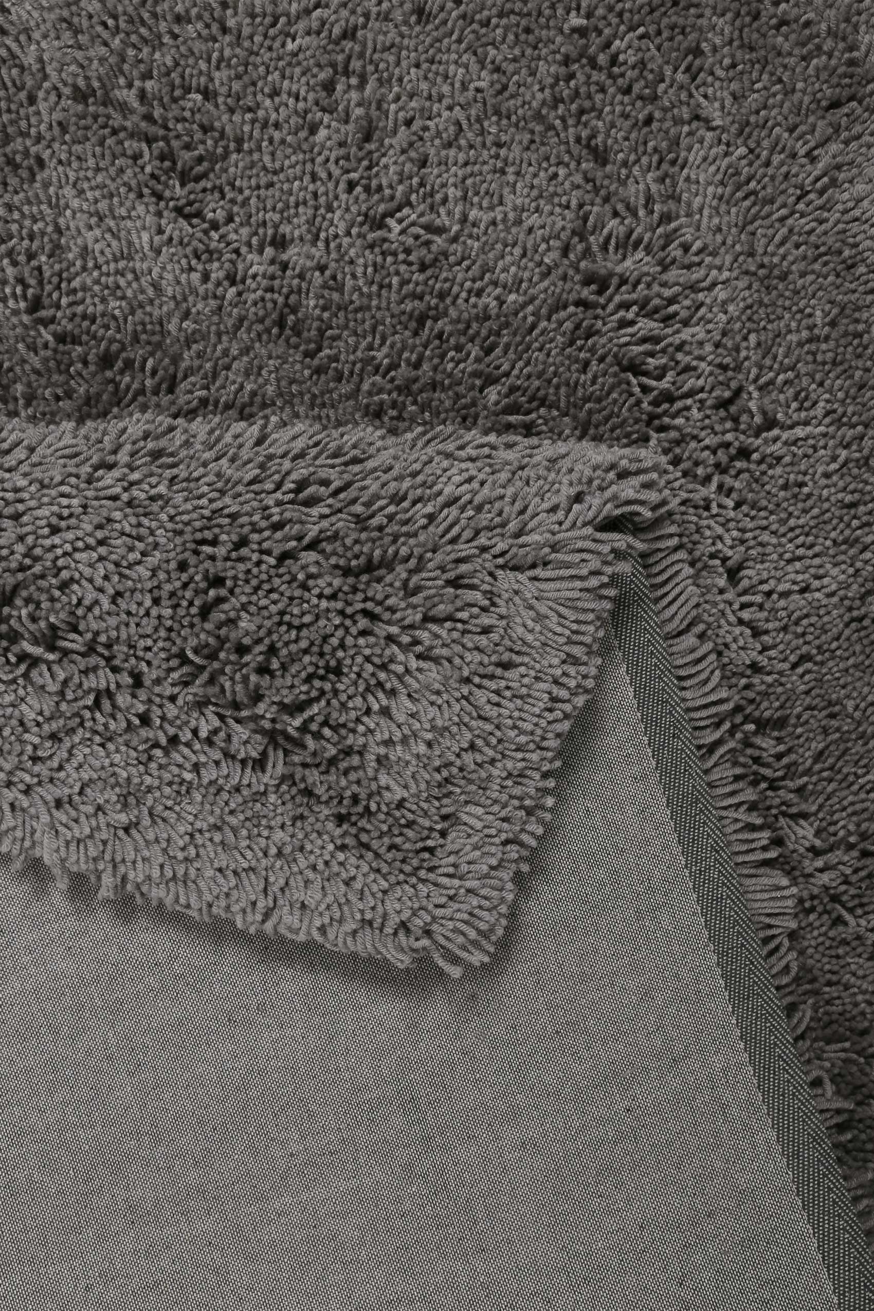 Esprit Wollteppich Shaggy Grau Hochflor "Seattle Shag"