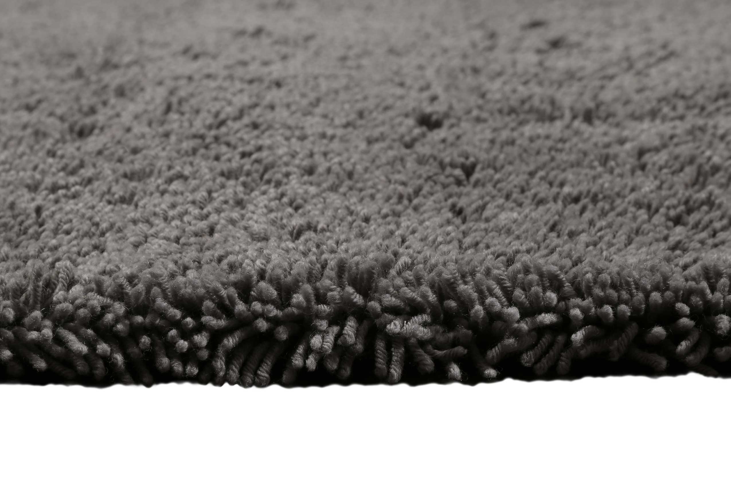 Esprit Wollteppich Shaggy Grau Hochflor "Seattle Shag"