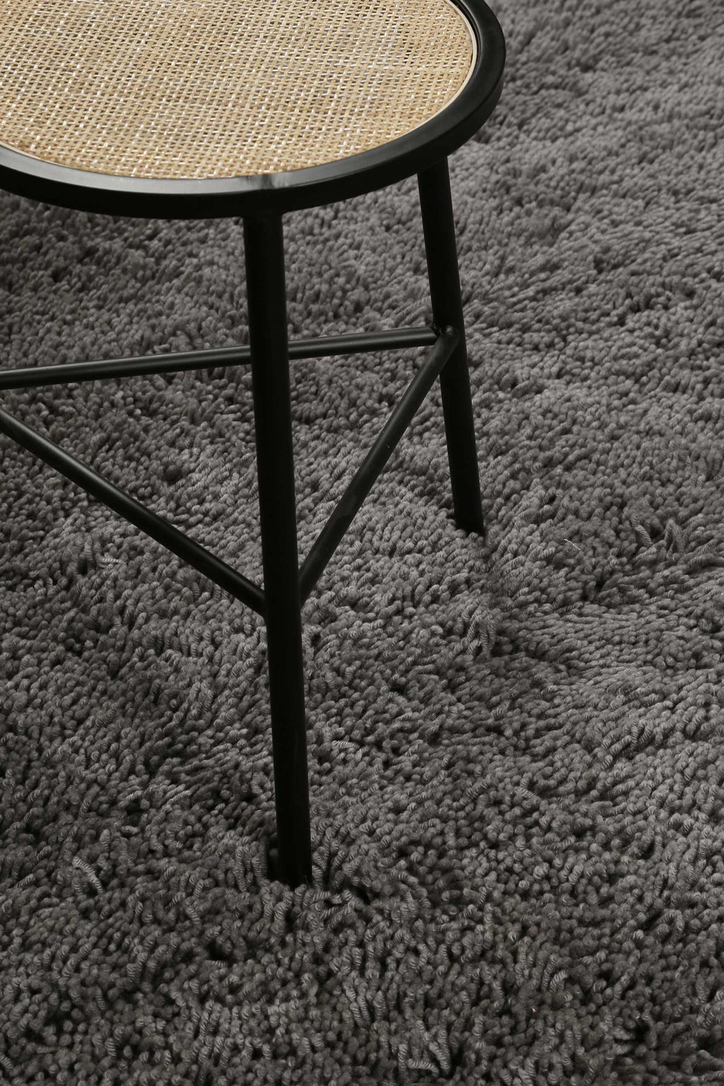 Esprit Wollteppich Shaggy Grau Hochflor "Seattle Shag"