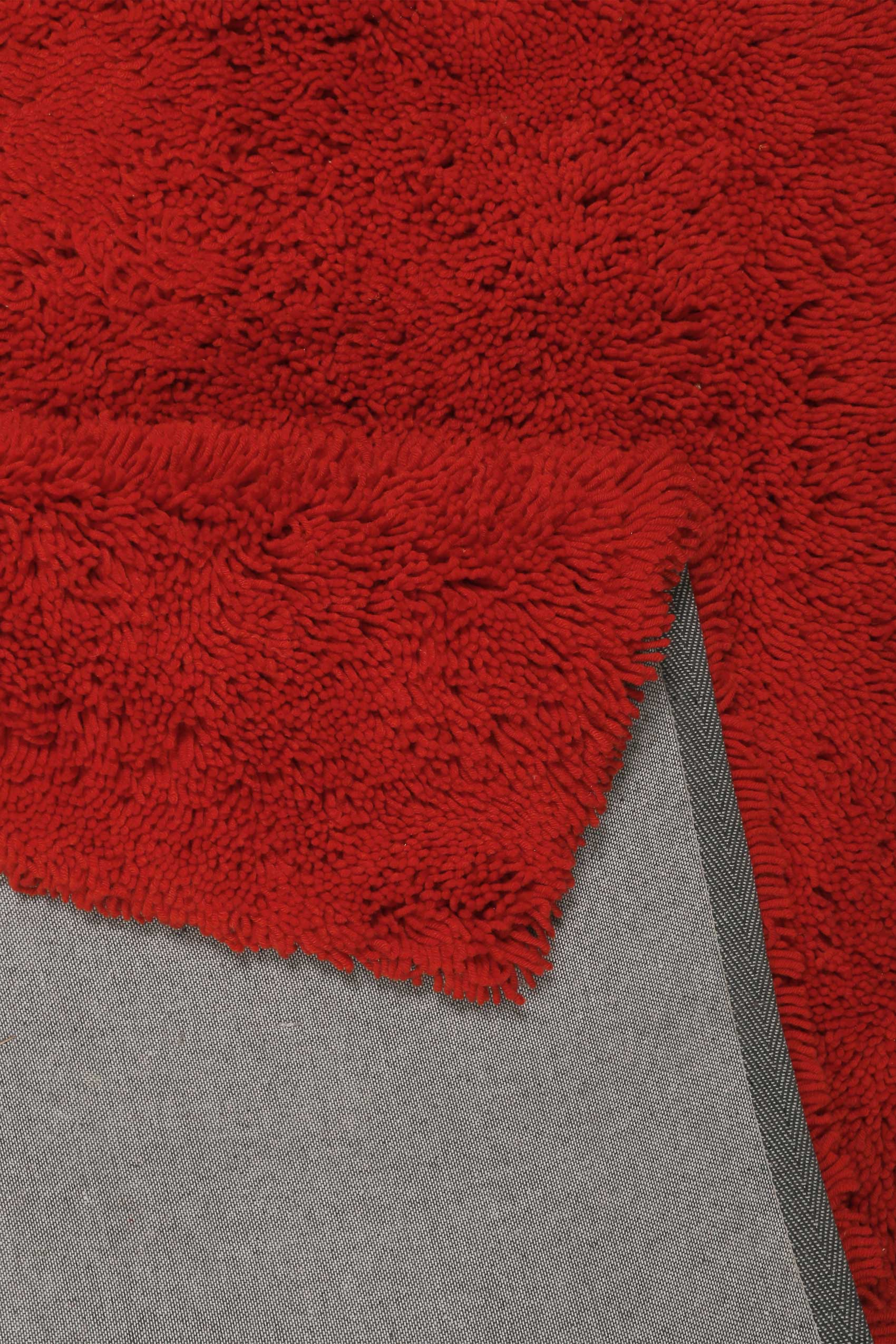 Esprit Wollteppich Shaggy Rot Hochflor "Seattle Shag"