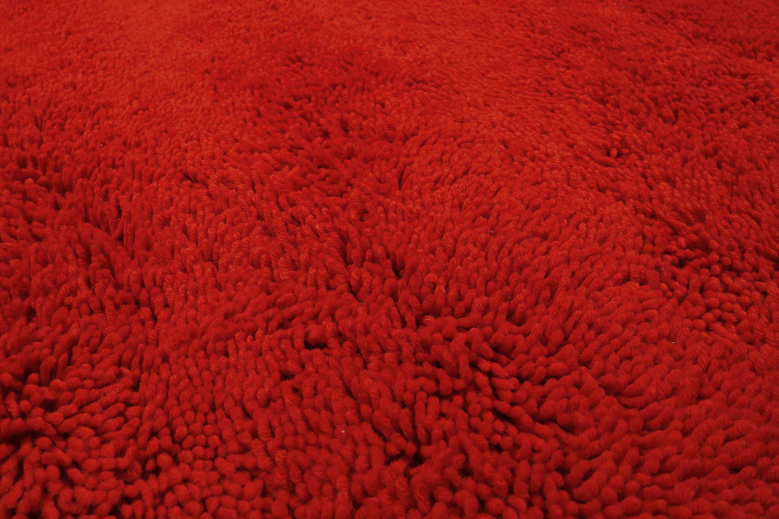 Esprit Wollteppich Shaggy Rot Hochflor "Seattle Shag"