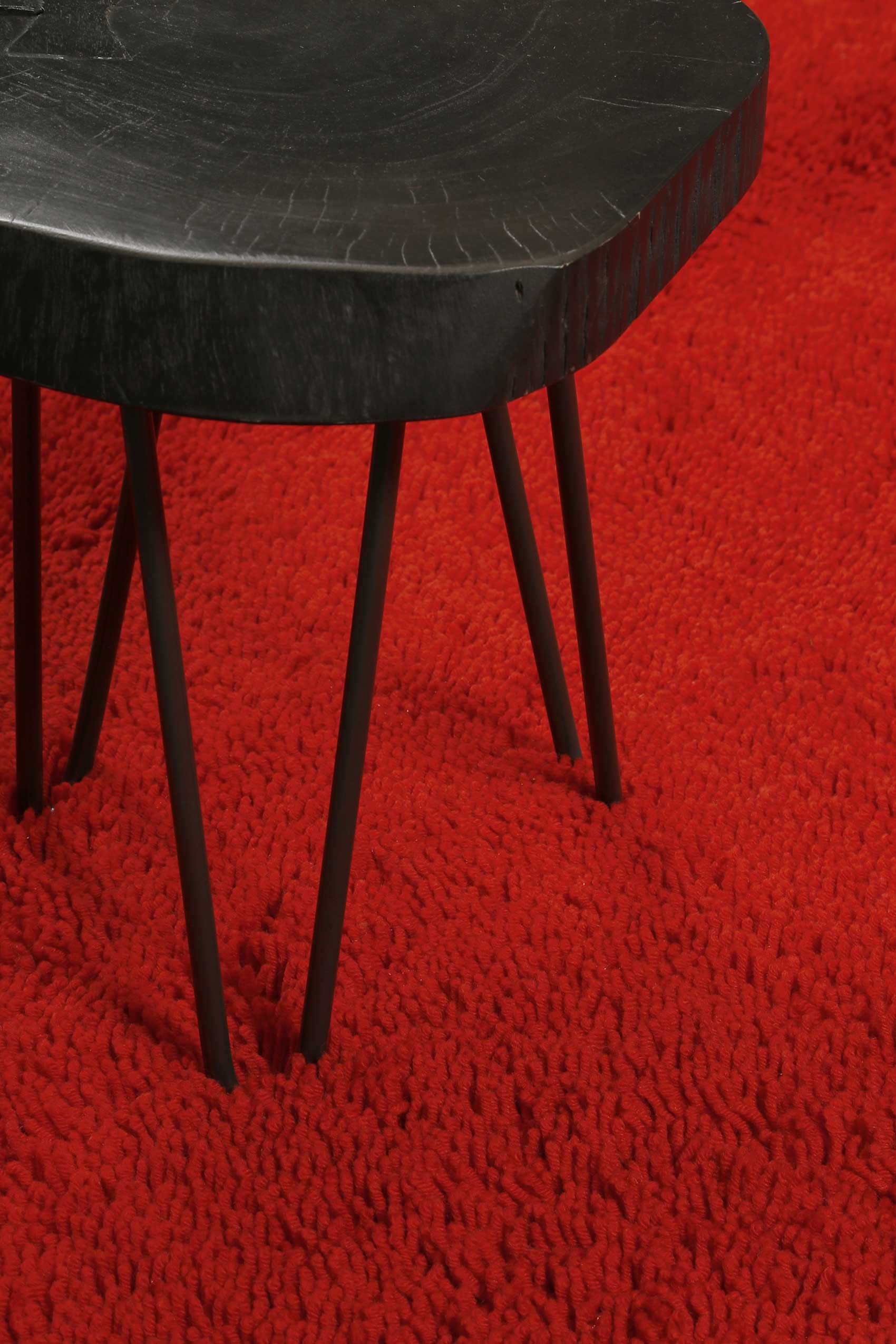 Esprit Wollteppich Shaggy Rot Hochflor "Seattle Shag"