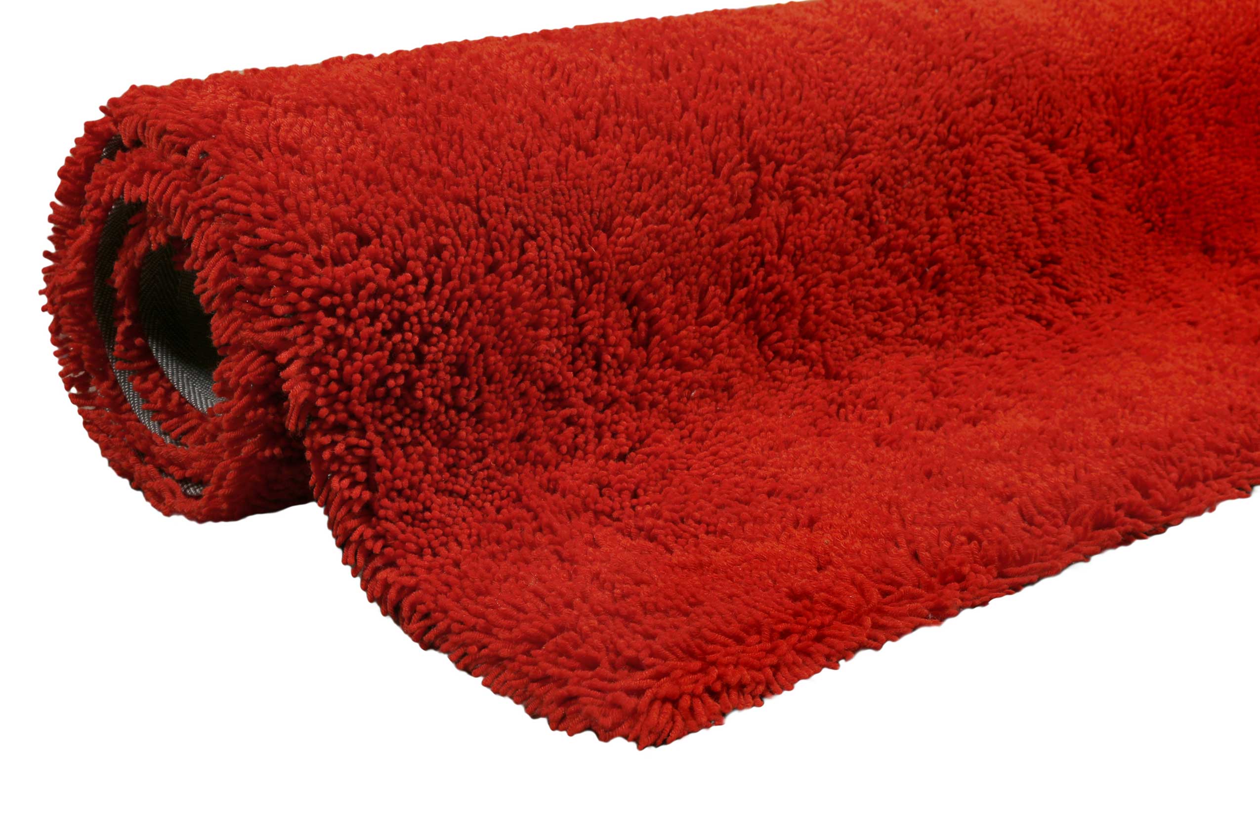 Esprit Wollteppich Shaggy Rot Hochflor "Seattle Shag"