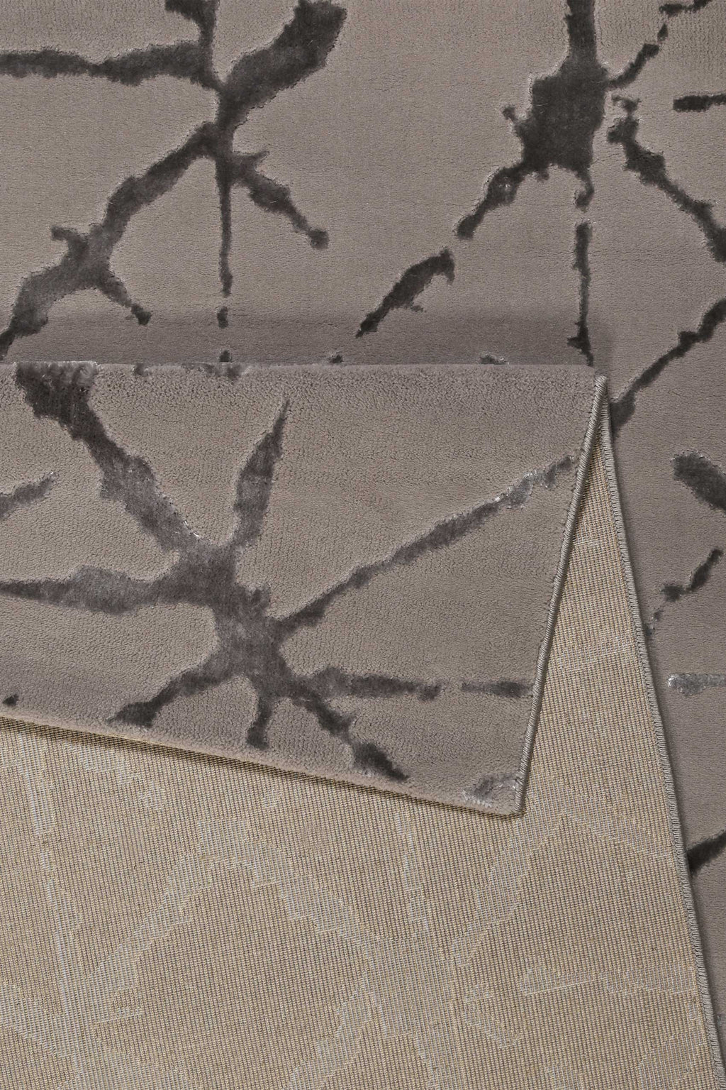 Esprit Teppich Taupe Grau Kurzflor "Solveig"