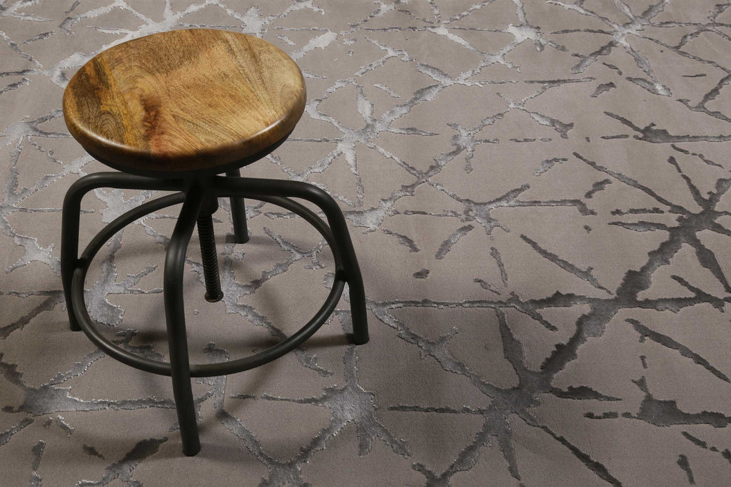 Esprit Teppich Taupe Grau Kurzflor "Solveig"