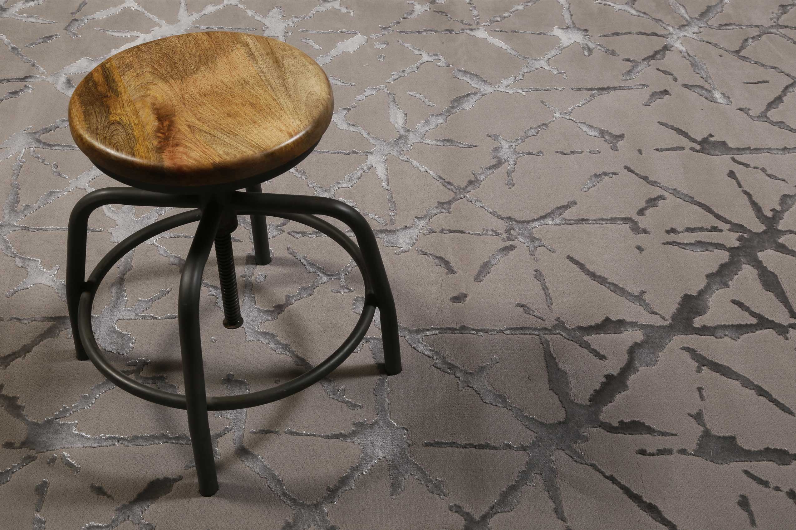 Esprit Teppich Taupe Grau Kurzflor "Solveig"