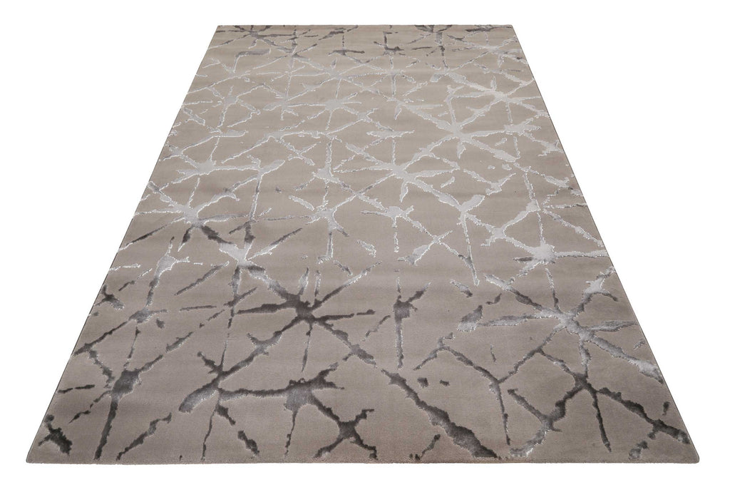 Esprit Teppich Taupe Grau Kurzflor "Solveig"