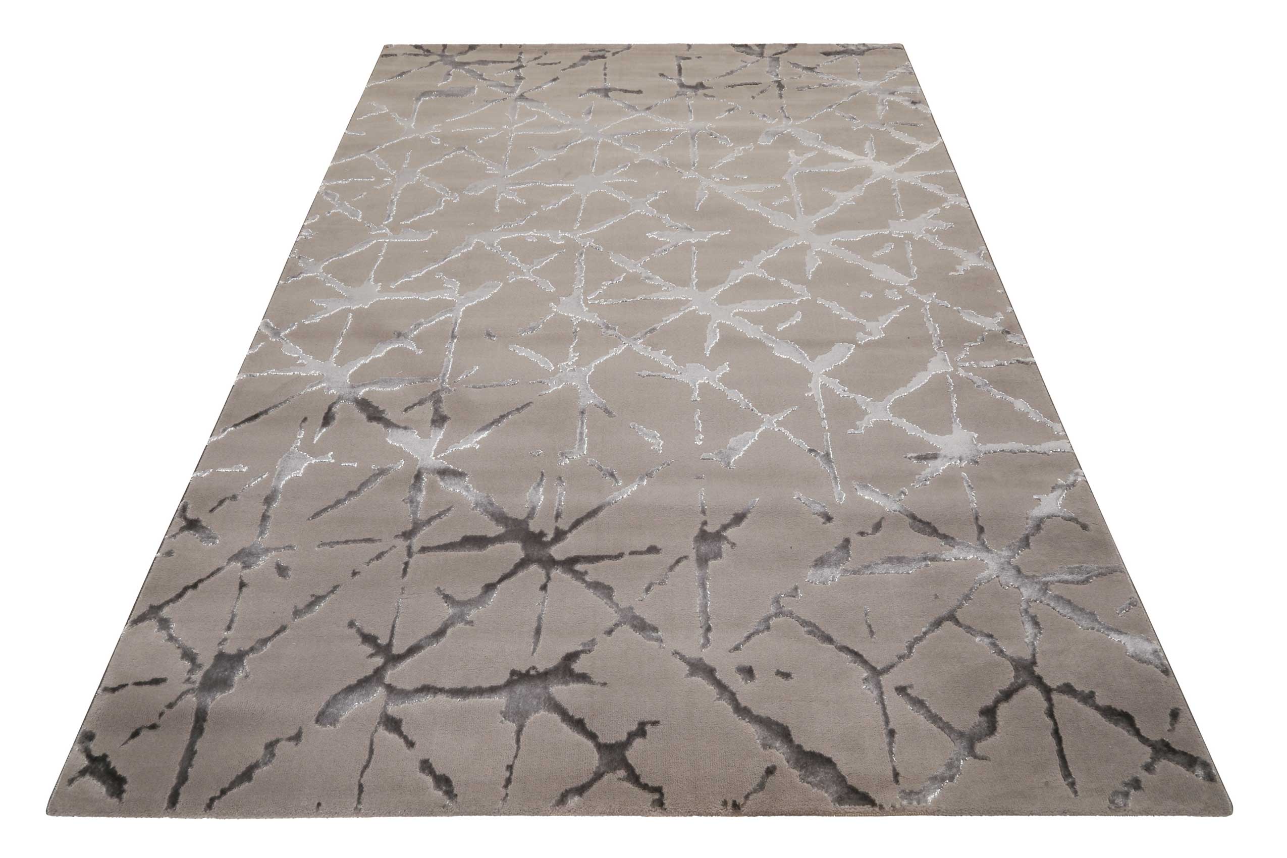 Esprit Teppich Taupe Grau Kurzflor "Solveig"