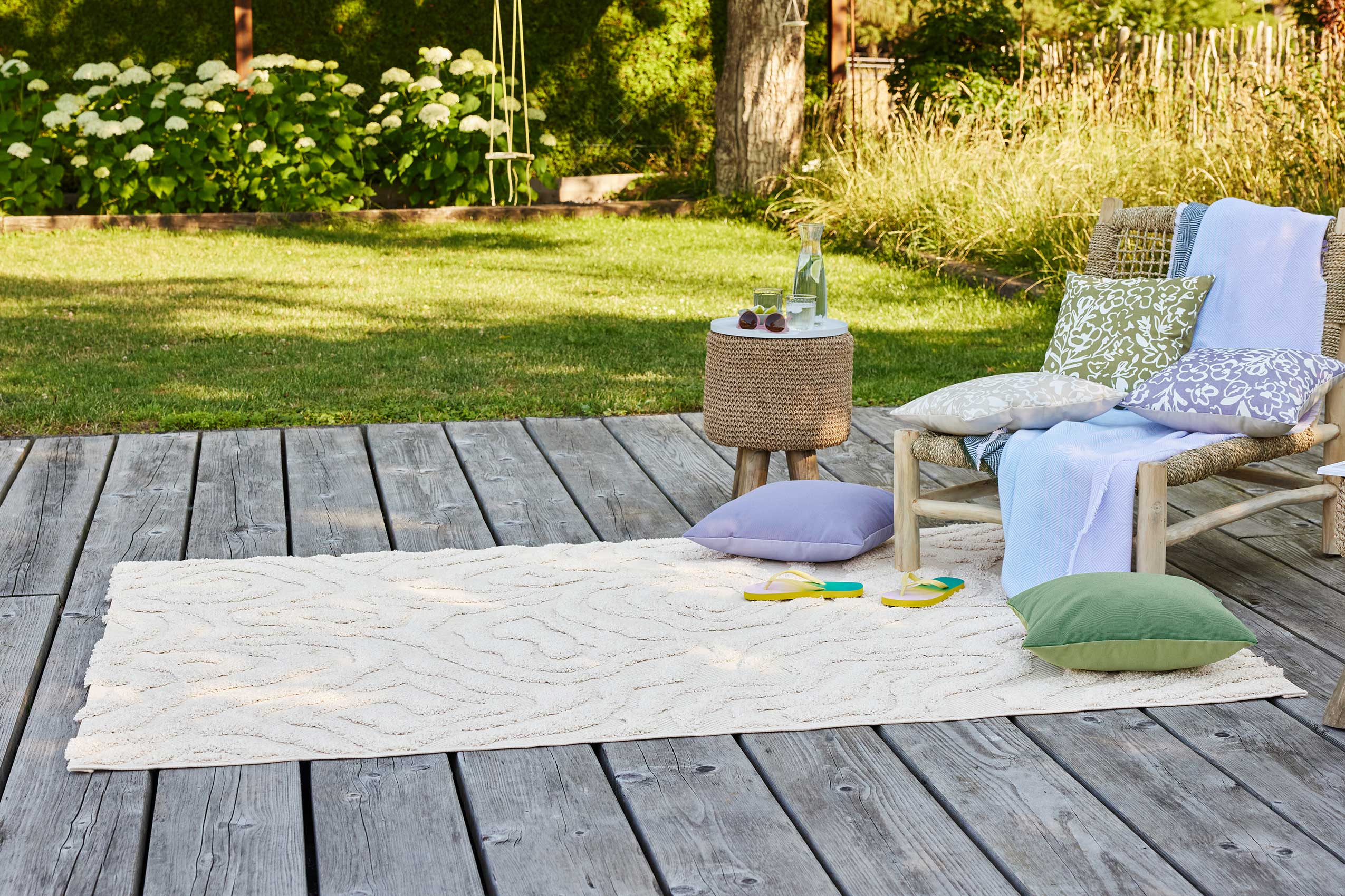 Esprit Teppich In- und Outdoor Creme Beige "Soul Jack"