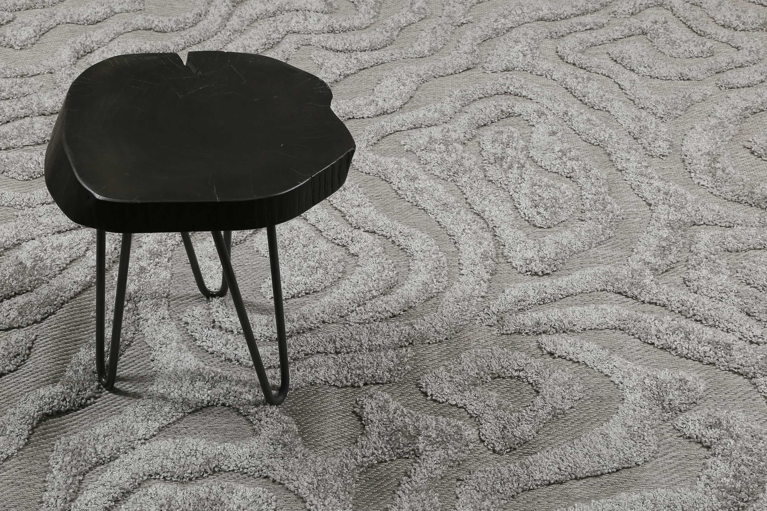 Esprit Teppich In- und Outdoor Grau "Soul Jack"