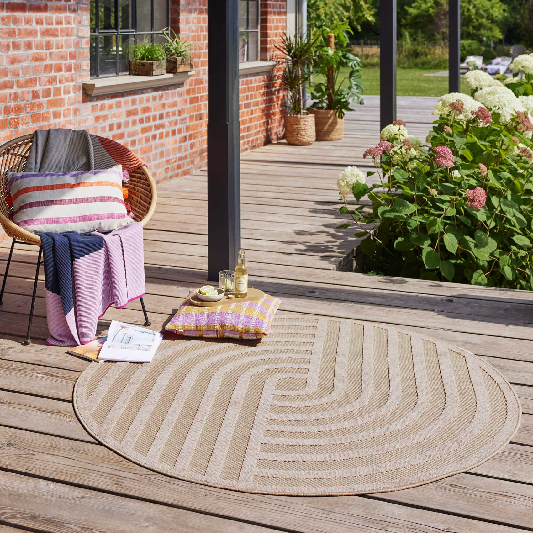 Esprit Teppich In- und Outdoor Beige Sand "Spirit"