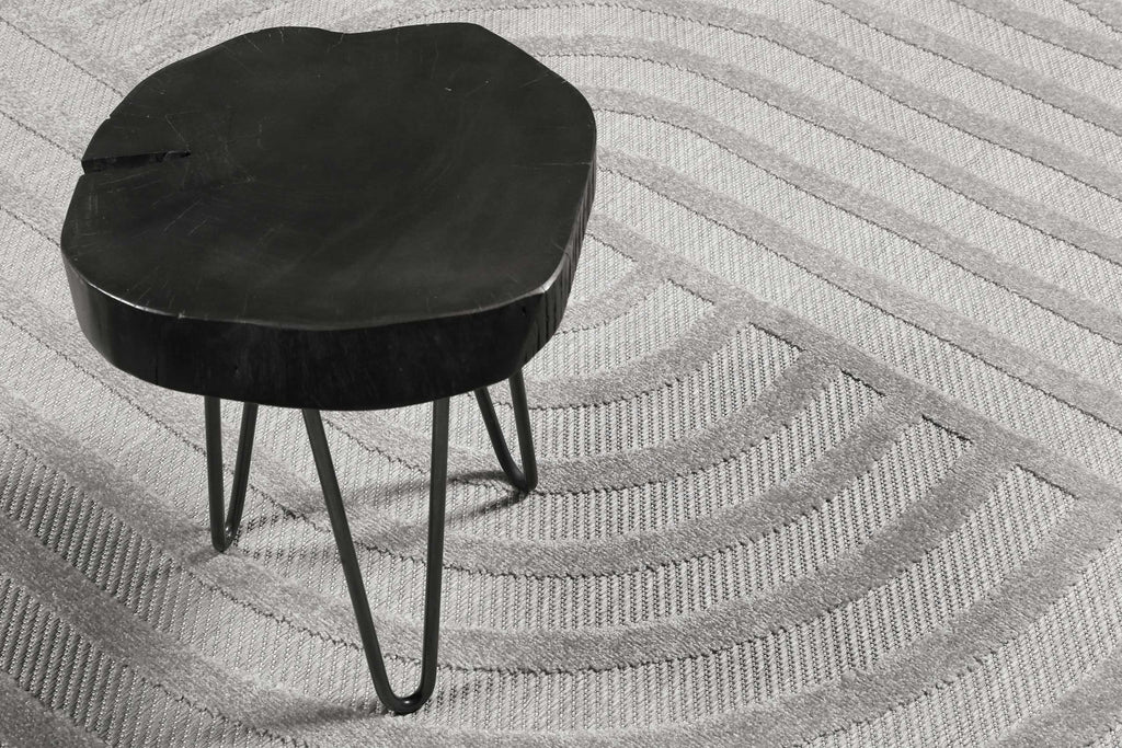 Esprit Teppich In- und Outdoor Grau Silber "Spirit"