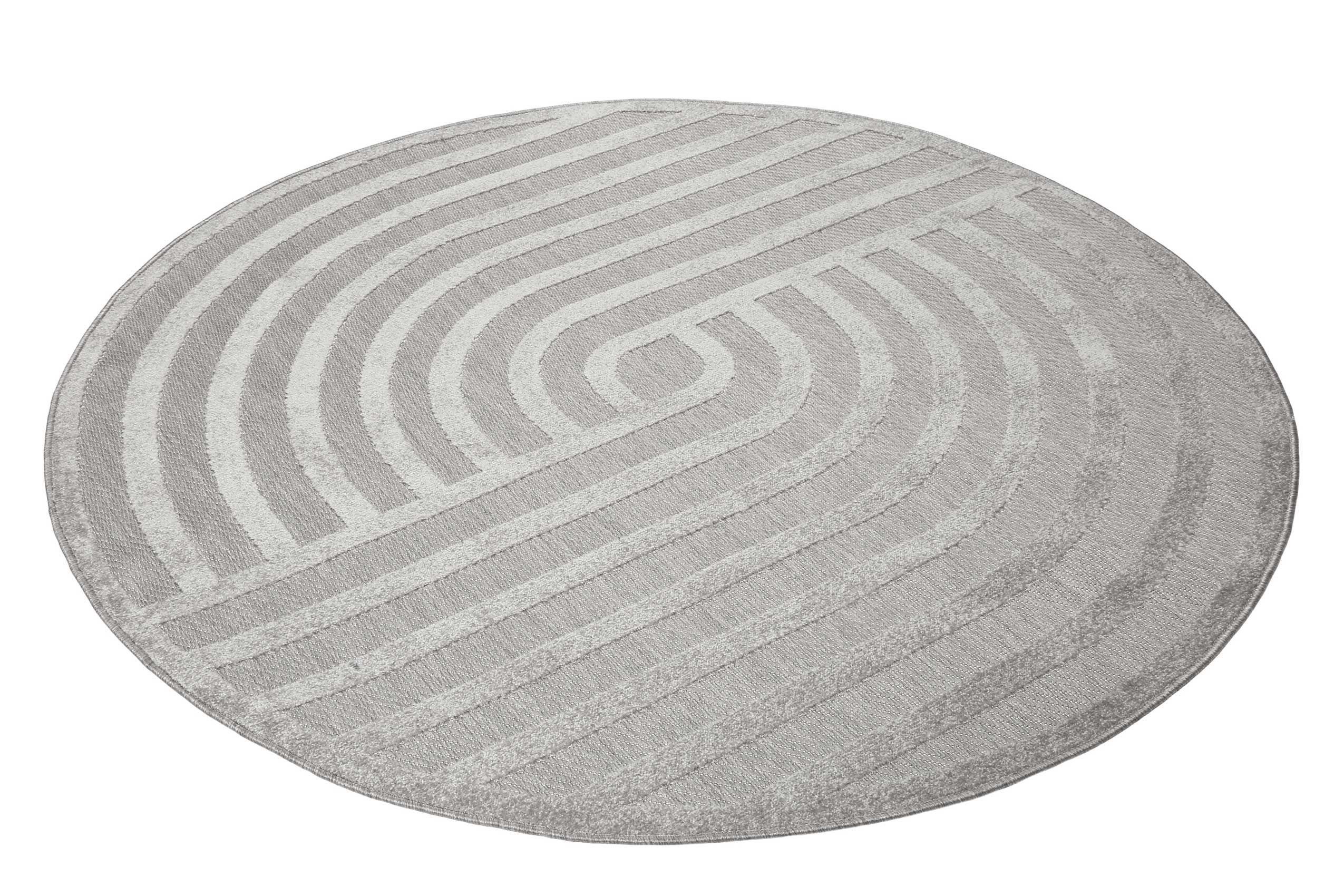 Esprit Teppich In- und Outdoor Grau Silber "Spirit"