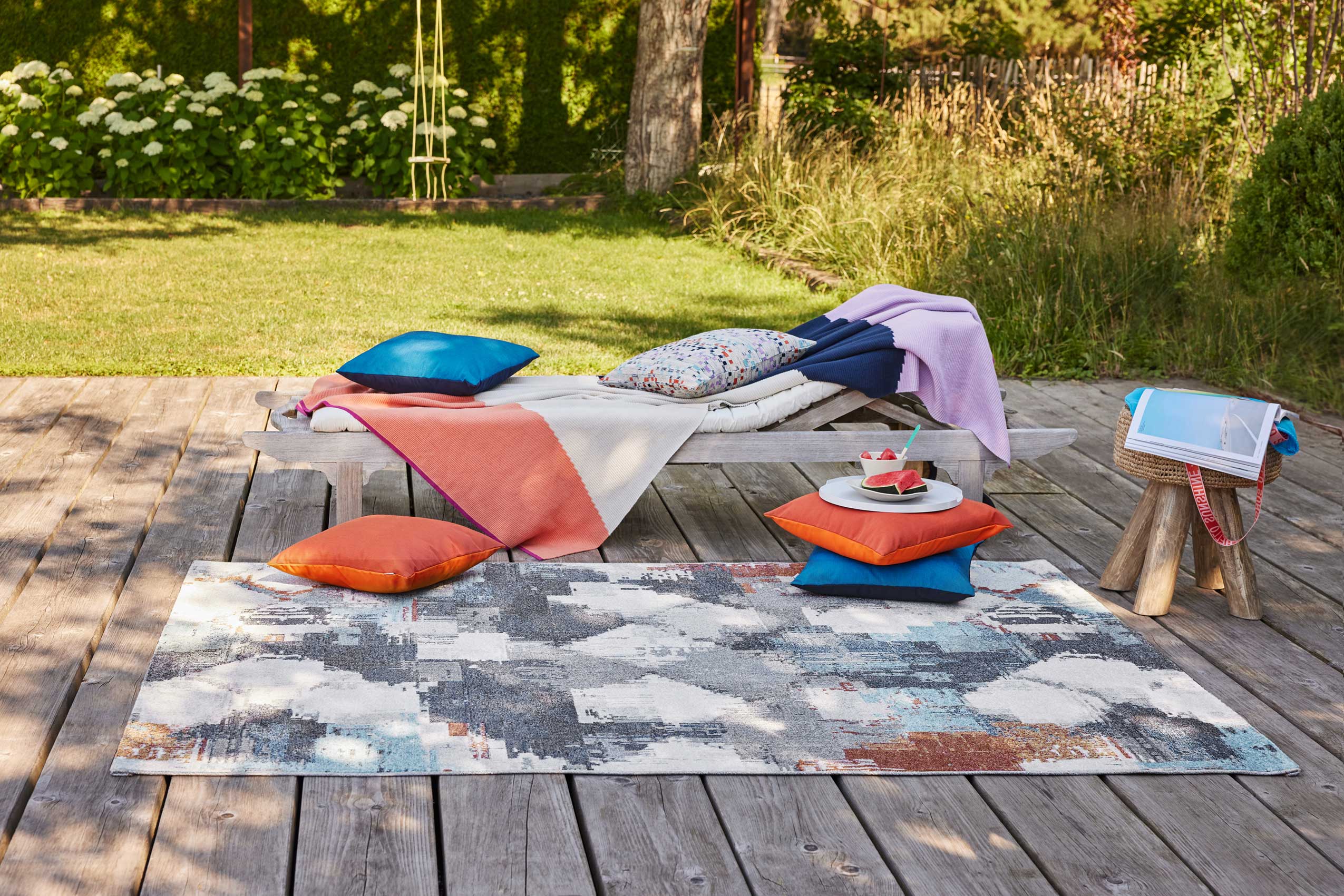 Esprit Teppich In- und Outdoor Bunt "Stash"
