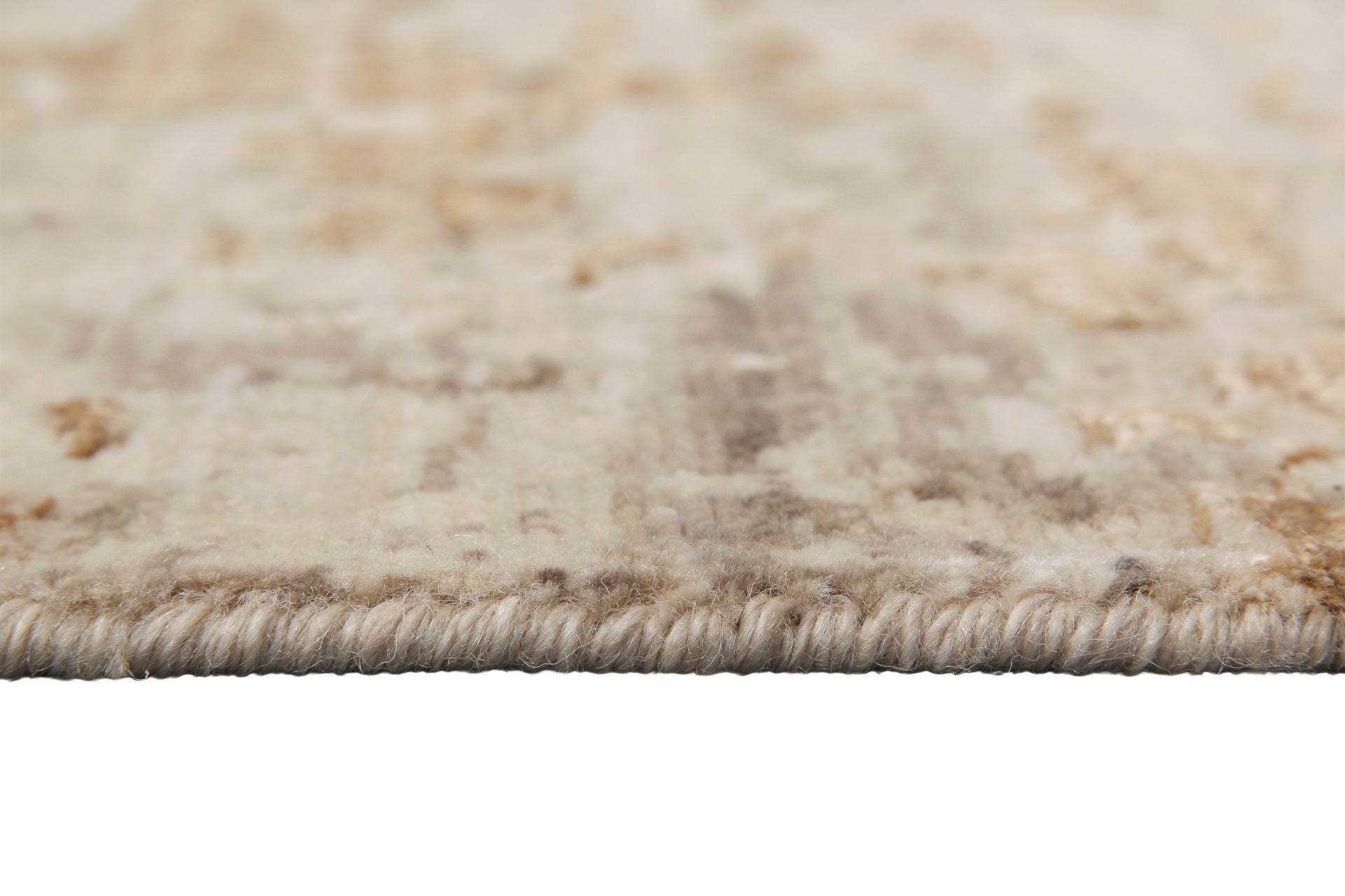 Esprit Kurzflor Teppich Beige aus Wolle "Upper East Side"