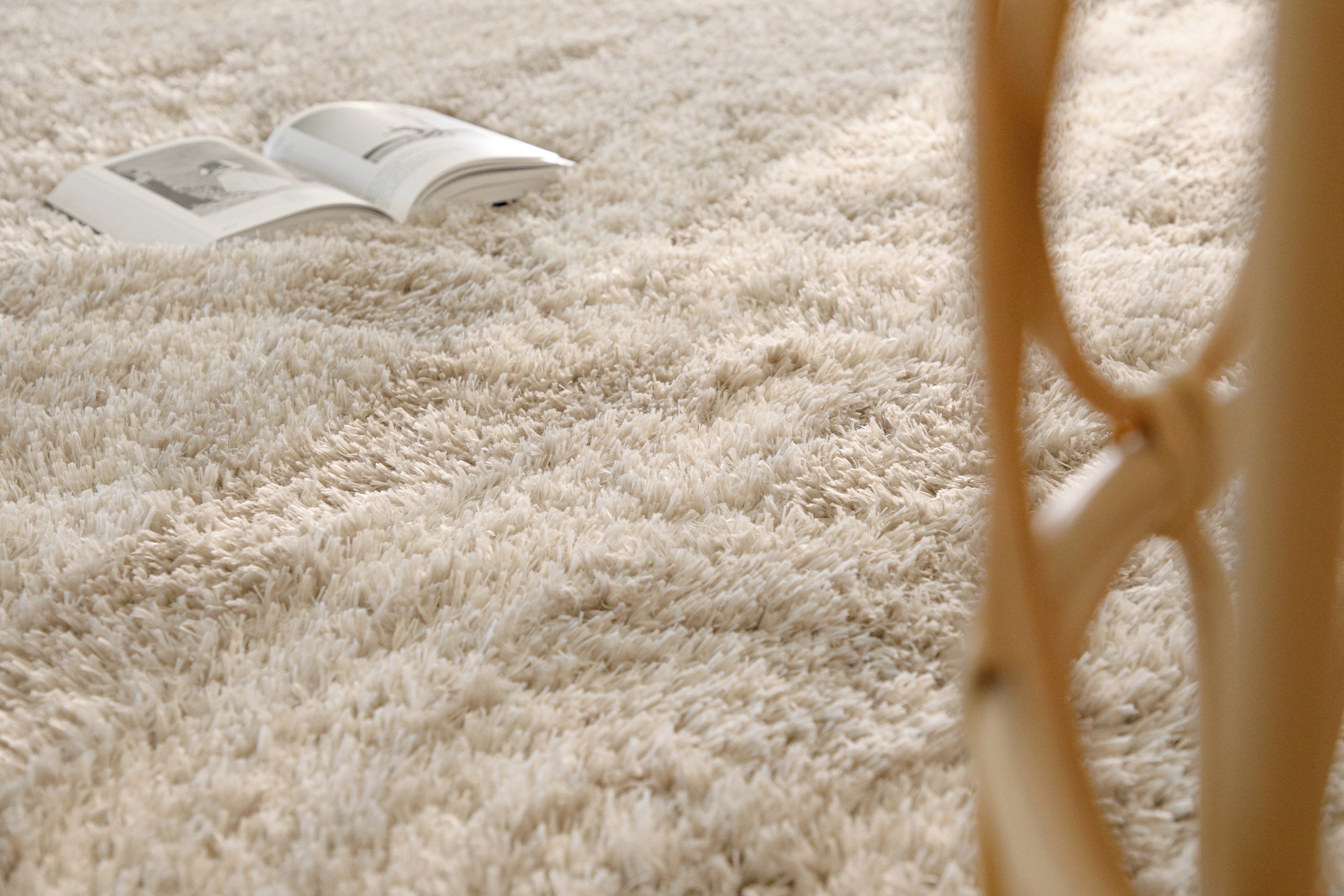Esprit Teppich Rund Creme Beige weich soft & nachhaltig "Yogi"