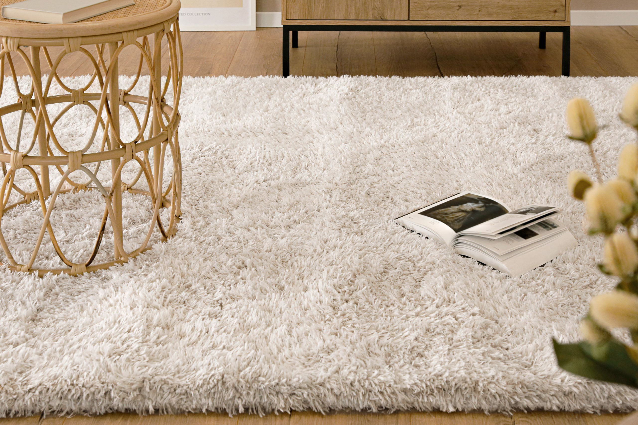 Esprit Teppich Creme Beige weich & soft & nachhaltig "Yogi"
