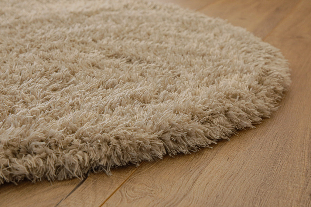 Esprit Teppich Rund Beige Sand weich soft & nachhaltig "Yogi"