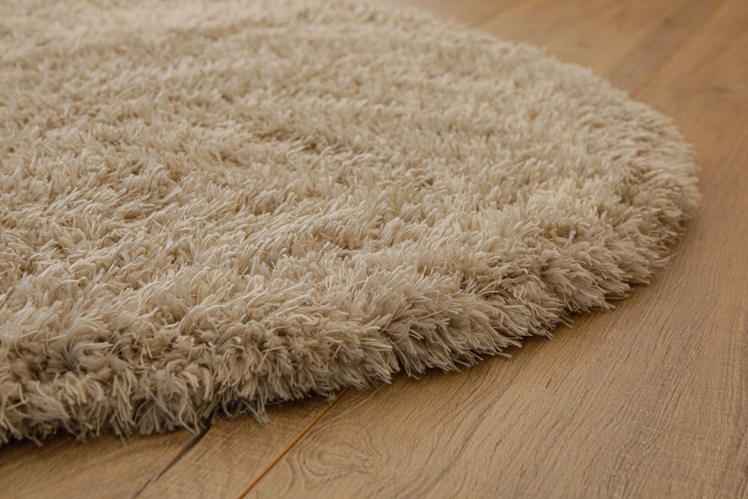 Esprit Teppich Rund Beige Sand weich soft & nachhaltig "Yogi"