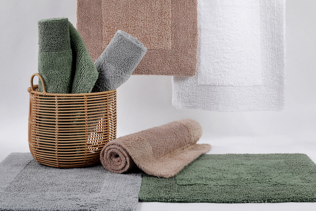 Badteppich Weiß "Finn" WECONhome Basics