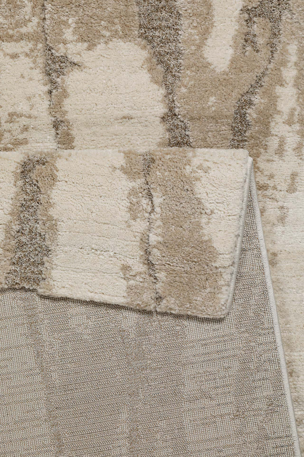 Kurzflor Teppich Creme Beige "Fynn" WECONhome