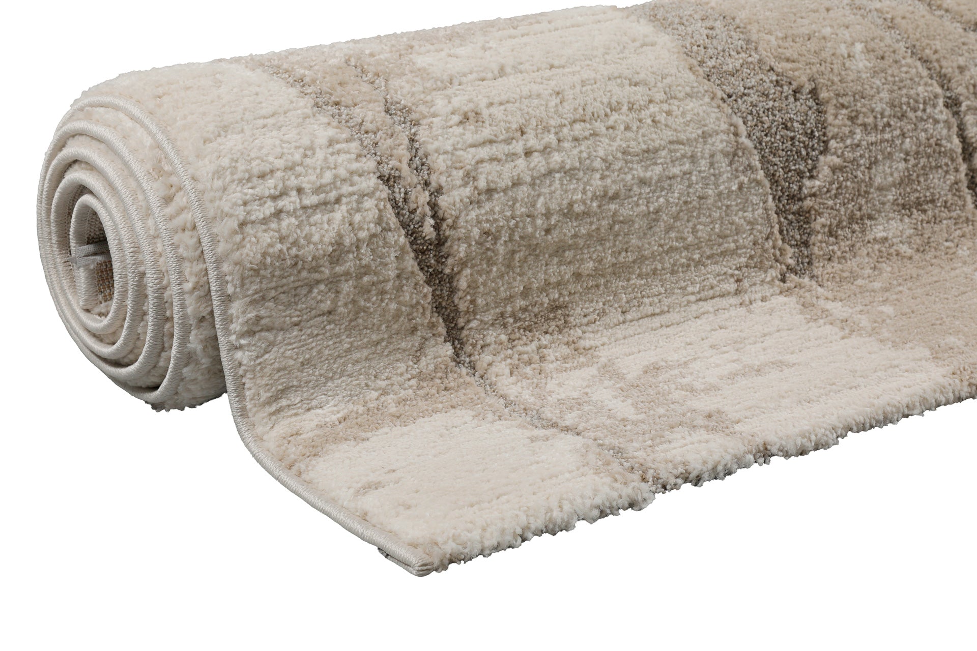 Kurzflor Teppich Creme Beige "Fynn" WECONhome