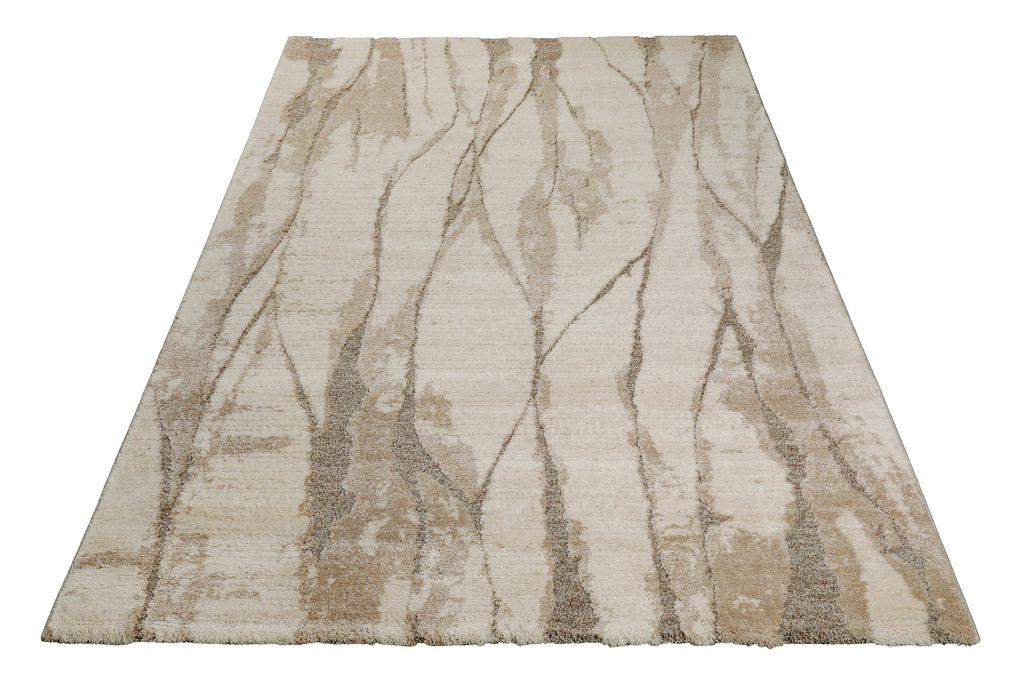 Kurzflor Teppich Creme Beige "Fynn" WECONhome
