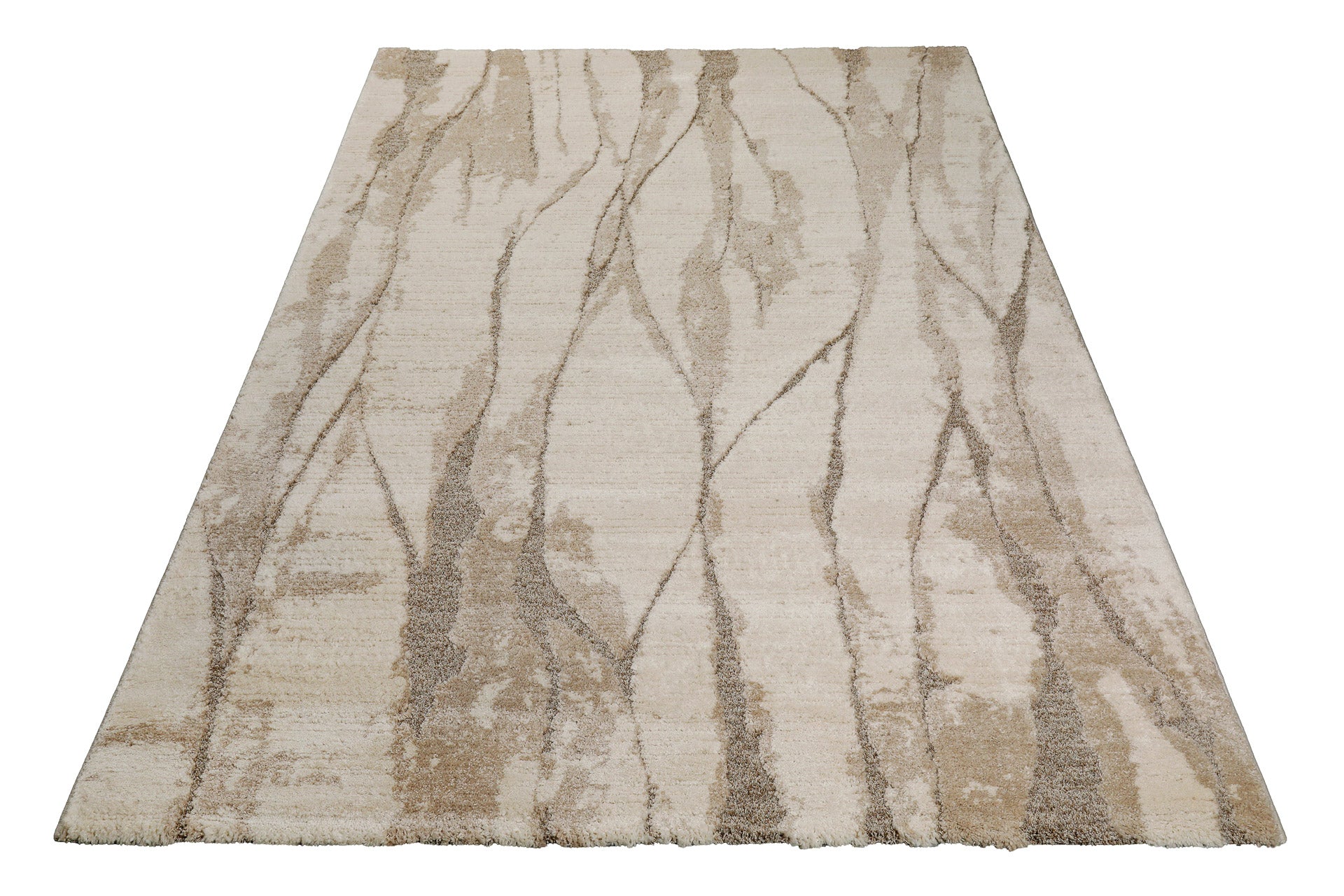 Kurzflor Teppich Creme Beige "Fynn" WECONhome