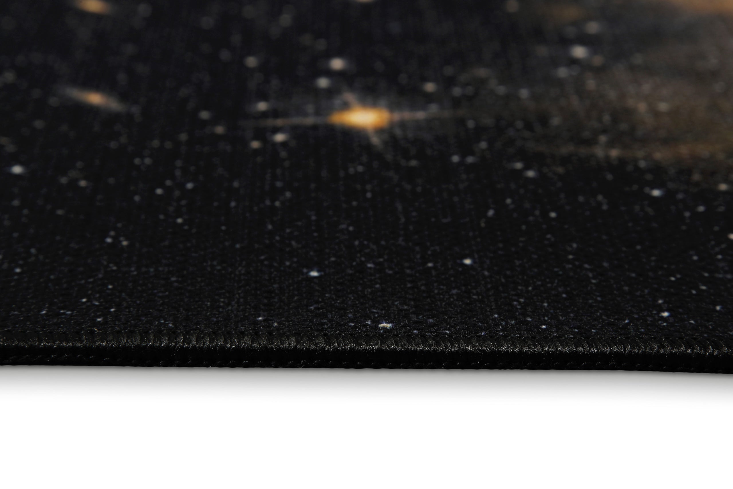 Gewebter Gamerteppich bedruckt Schwarz Multi "Galactic Glow" WECONhome