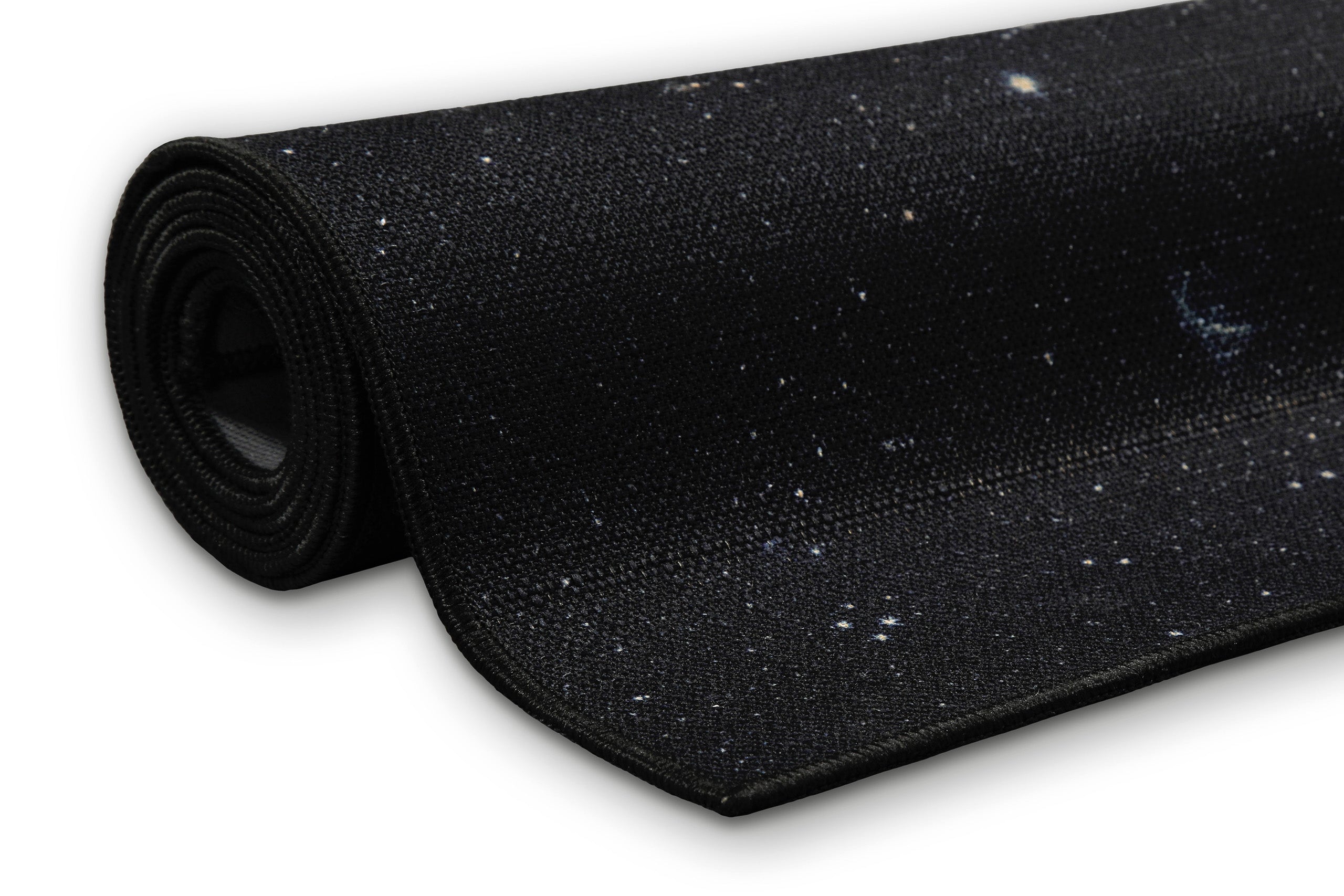 Gewebter Gamerteppich bedruckt Schwarz Multi "Galactic Glow" WECONhome