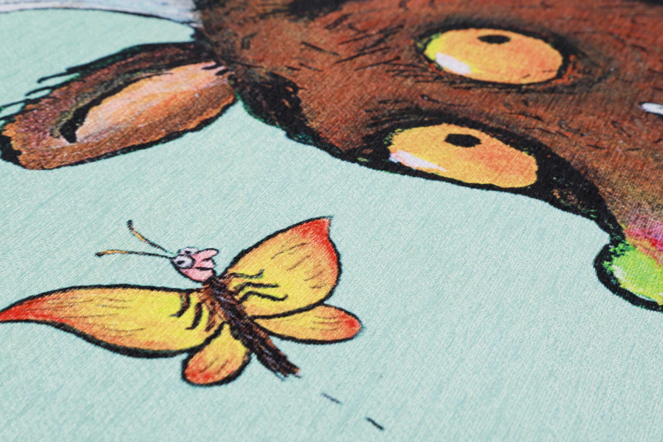 Grüffelo Kinderteppich Bunt Kurzflor "Grüffelo"