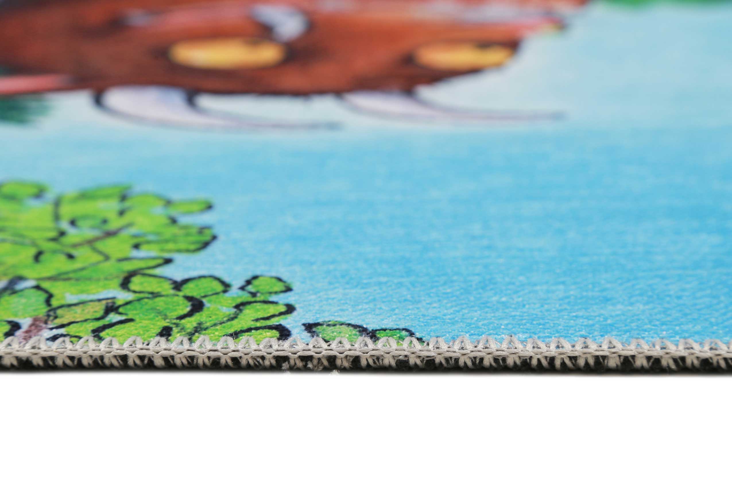 Grüffelo Kinderteppich Bunt Kurzflor "Mouselo"