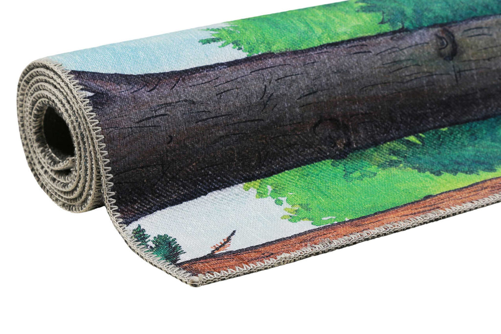 Grüffelo Kinderteppich Bunt Kurzflor "Mouselo"