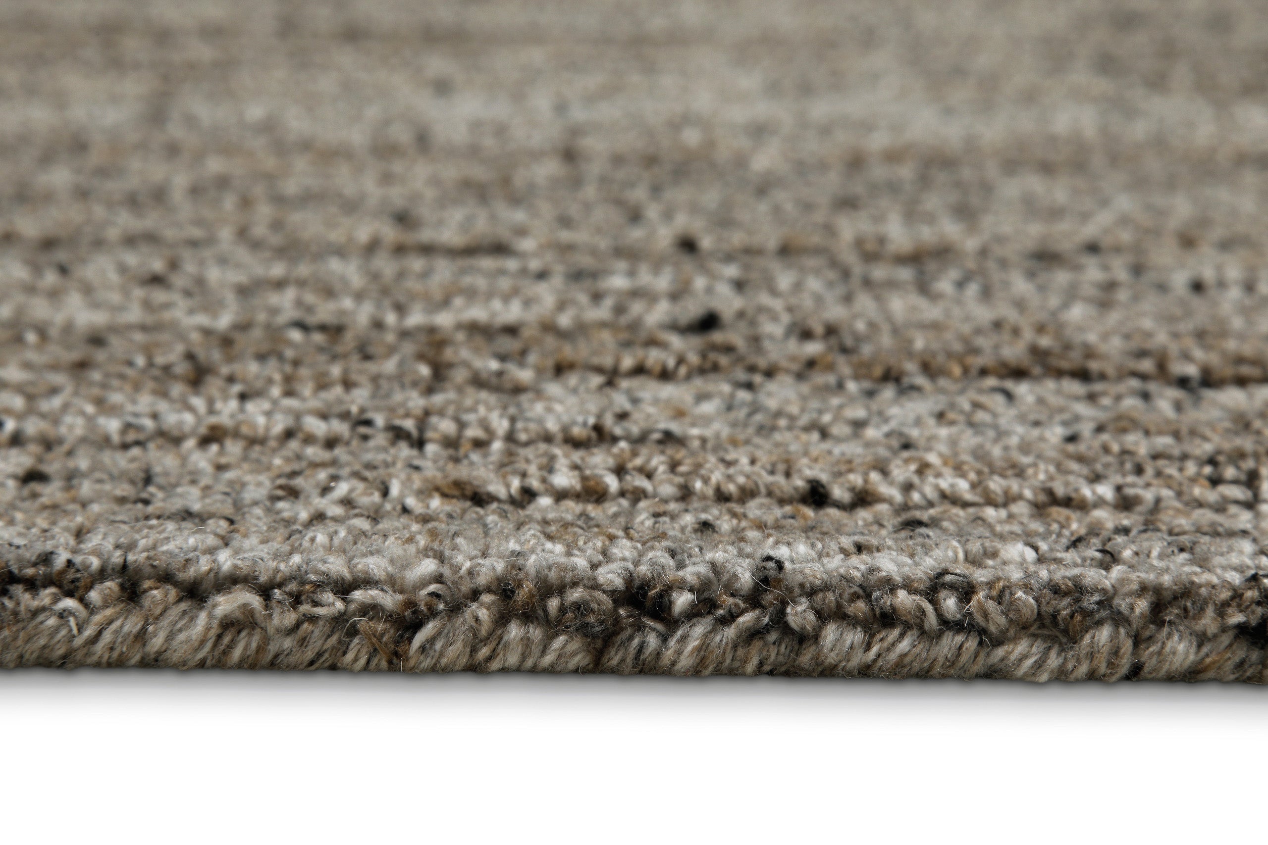 Kurzflor Teppich Grau Braun meliert "Hamptons EIGHTEEN" WECONhome