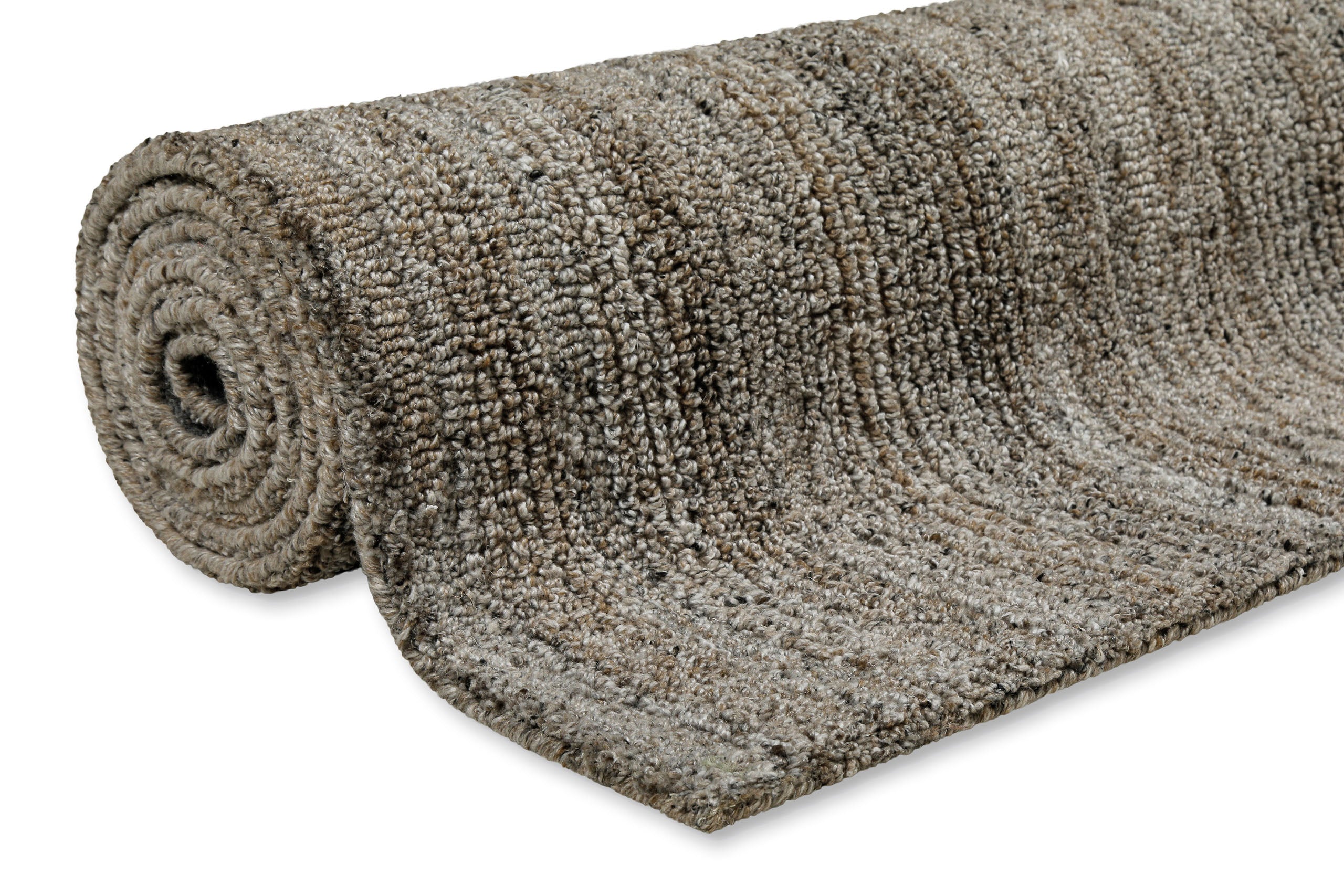 Kurzflor Teppich Grau Braun meliert "Hamptons EIGHTEEN" WECONhome