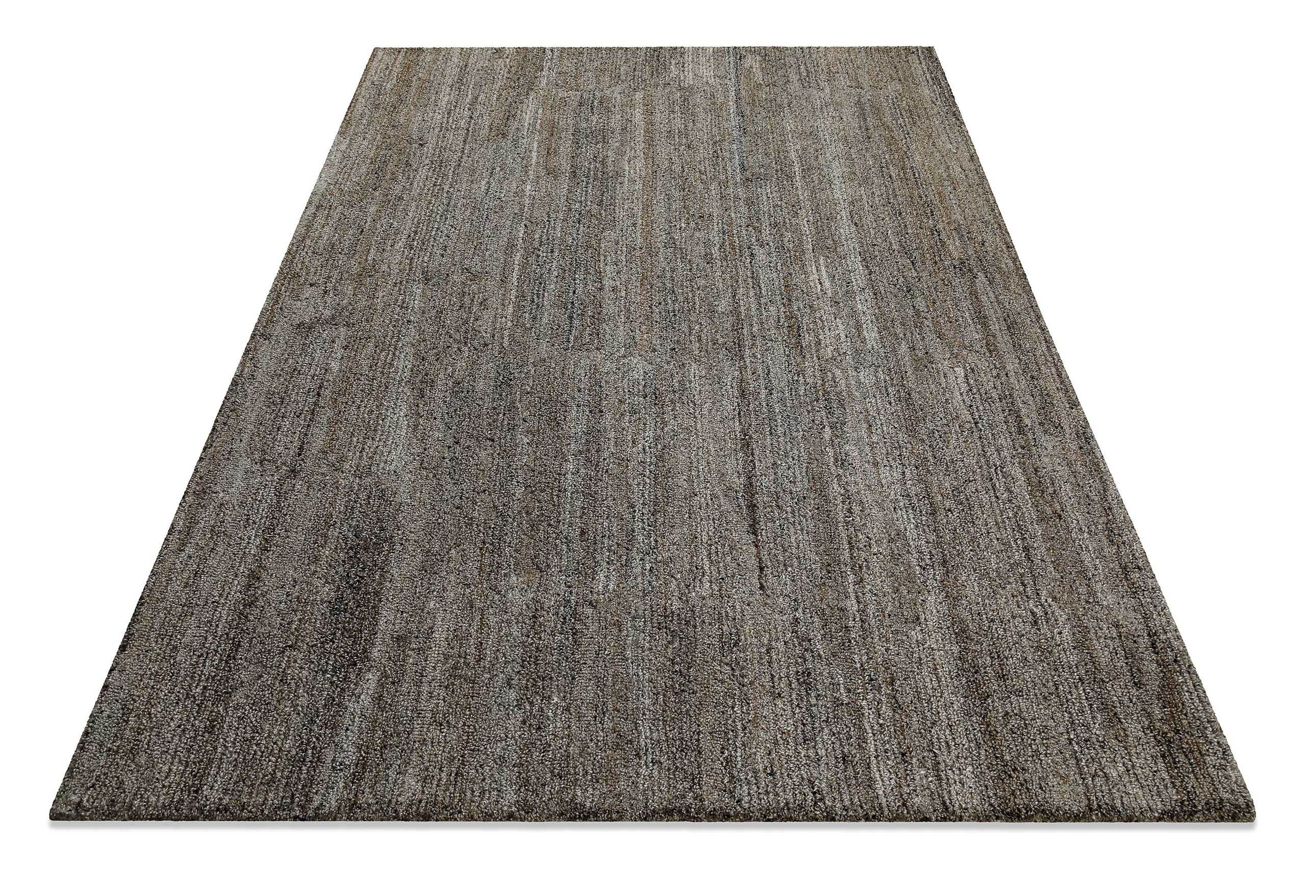 Kurzflor Teppich Grau Braun meliert "Hamptons EIGHTEEN" WECONhome