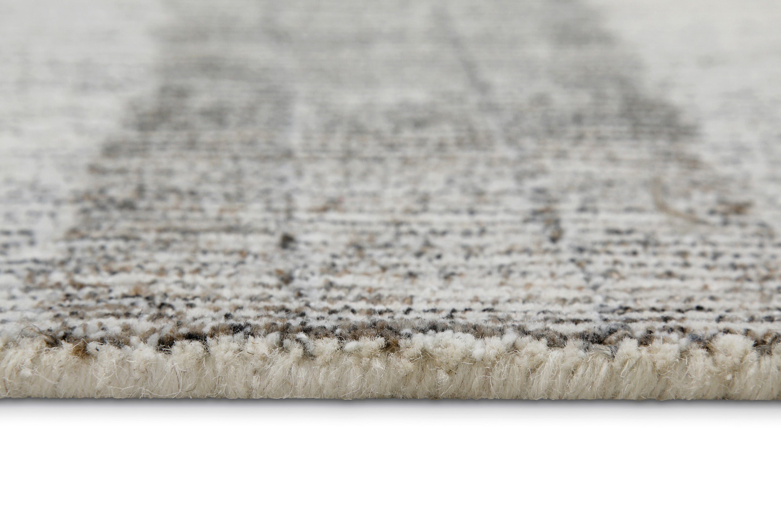 Kurzflor Teppich Beige Grau "Hamptons FORTY" WECONhome