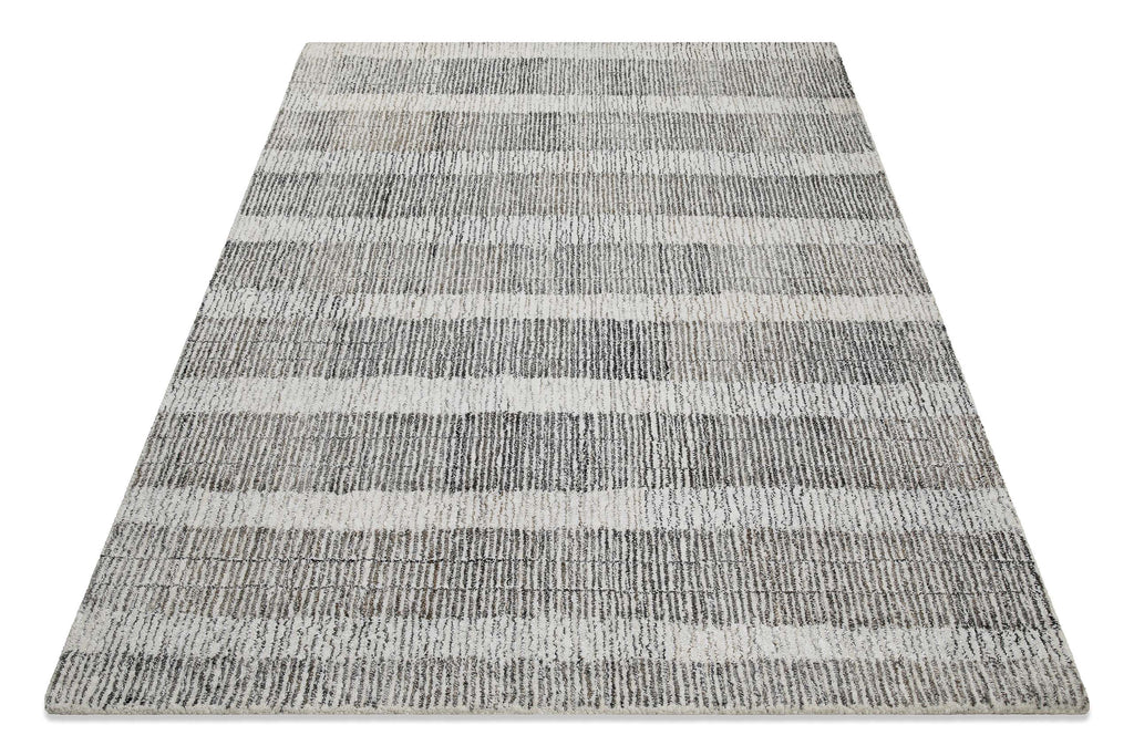 Kurzflor Teppich Beige Grau "Hamptons FORTY" WECONhome