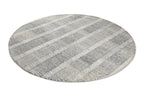 Kurzflor Teppich Rund Beige Grau "Hamptons FORTY" WECONhome