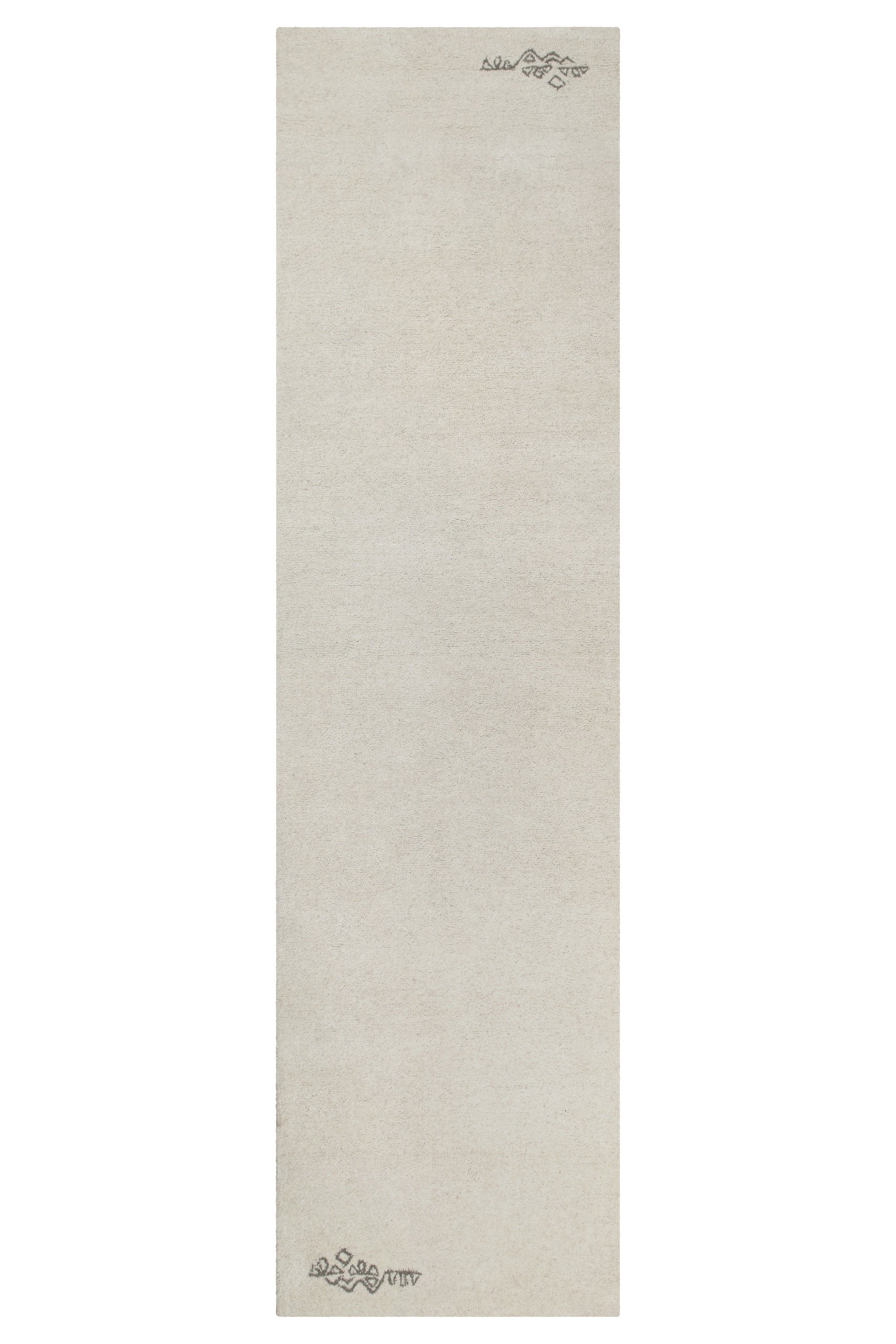 Kurzflor Teppich Creme Weiß aus Schurwolle "Hamptons FORTYFOUR" WECONhome