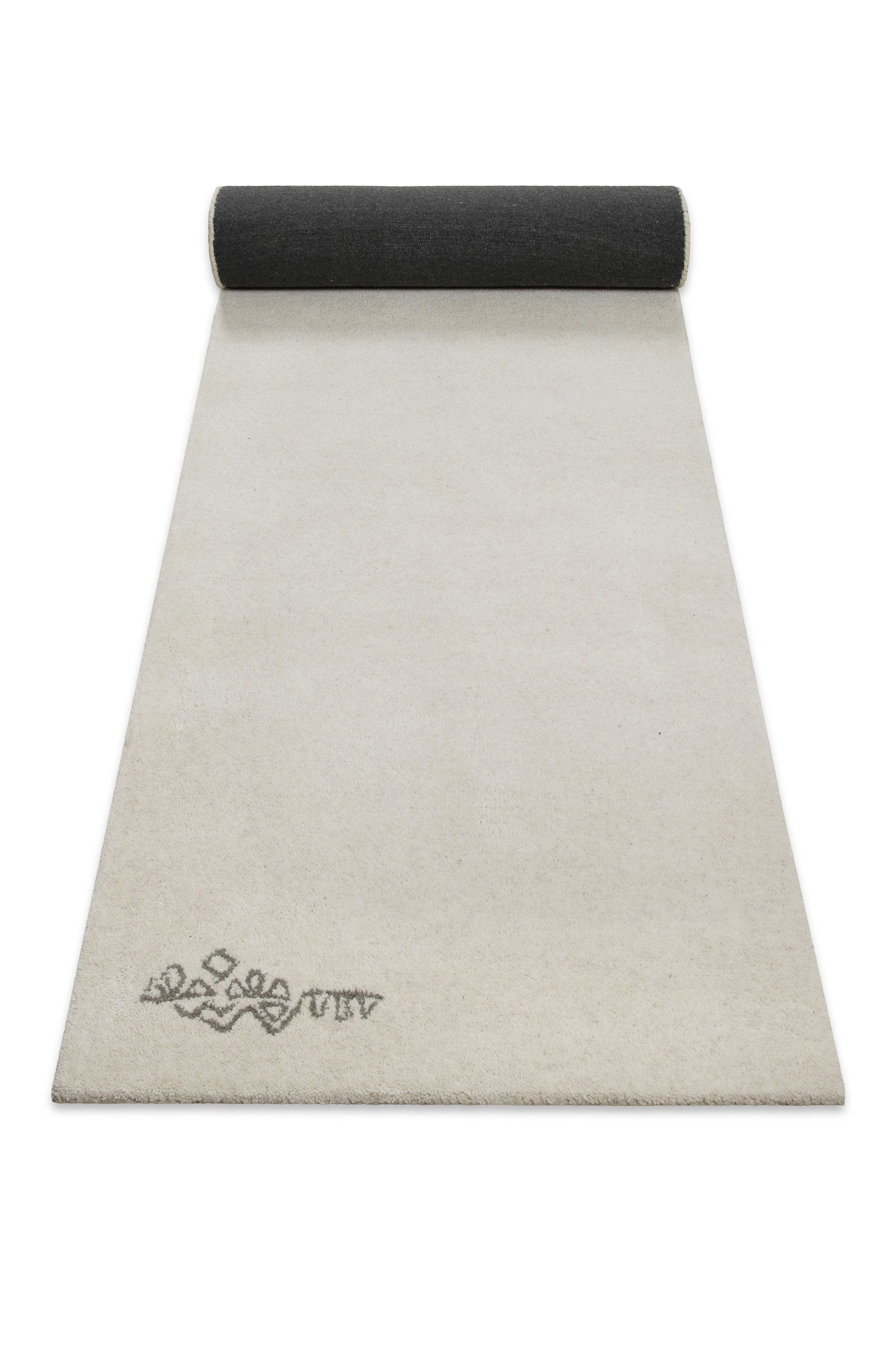 Kurzflor Teppich Creme Weiß aus Schurwolle "Hamptons FORTYFOUR" WECONhome