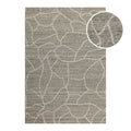Kurzflor Teppich Taupe meliert aus Schurwolle "Hamptons FORTYONE" WECONhome