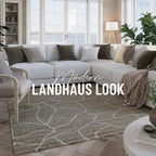 Kurzflor Teppich Taupe meliert aus Schurwolle "Hamptons FORTYONE" WECONhome