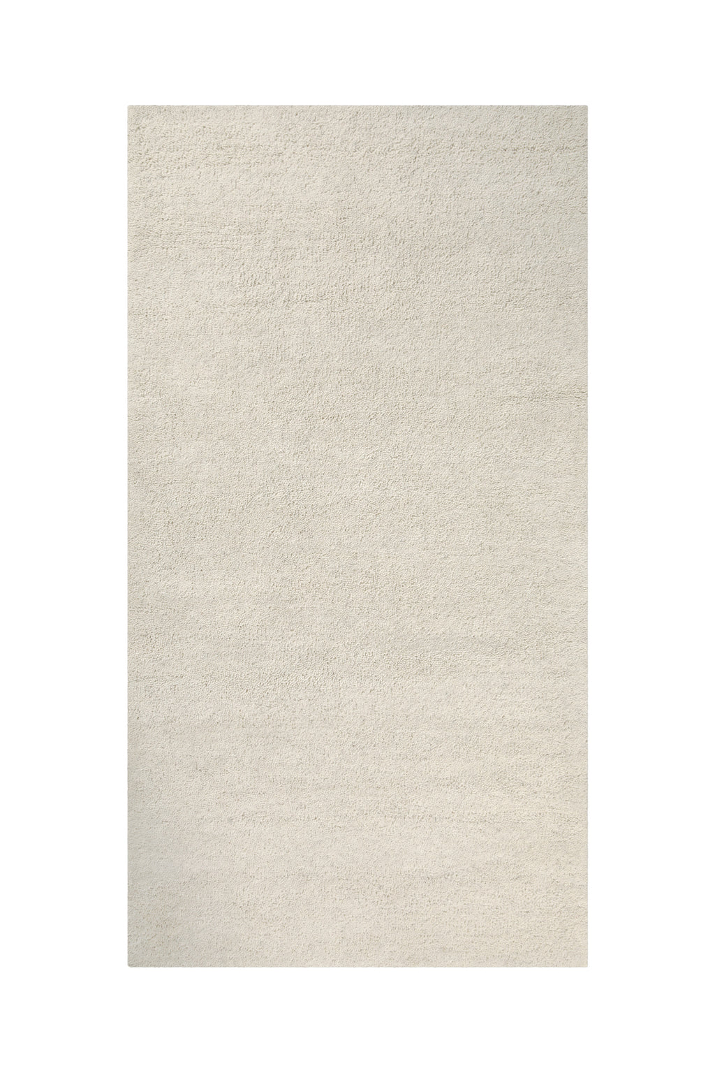 Kurzflor Teppich Creme Weiß aus Schurwolle "Hamptons FORTYTHREE" WECONhome