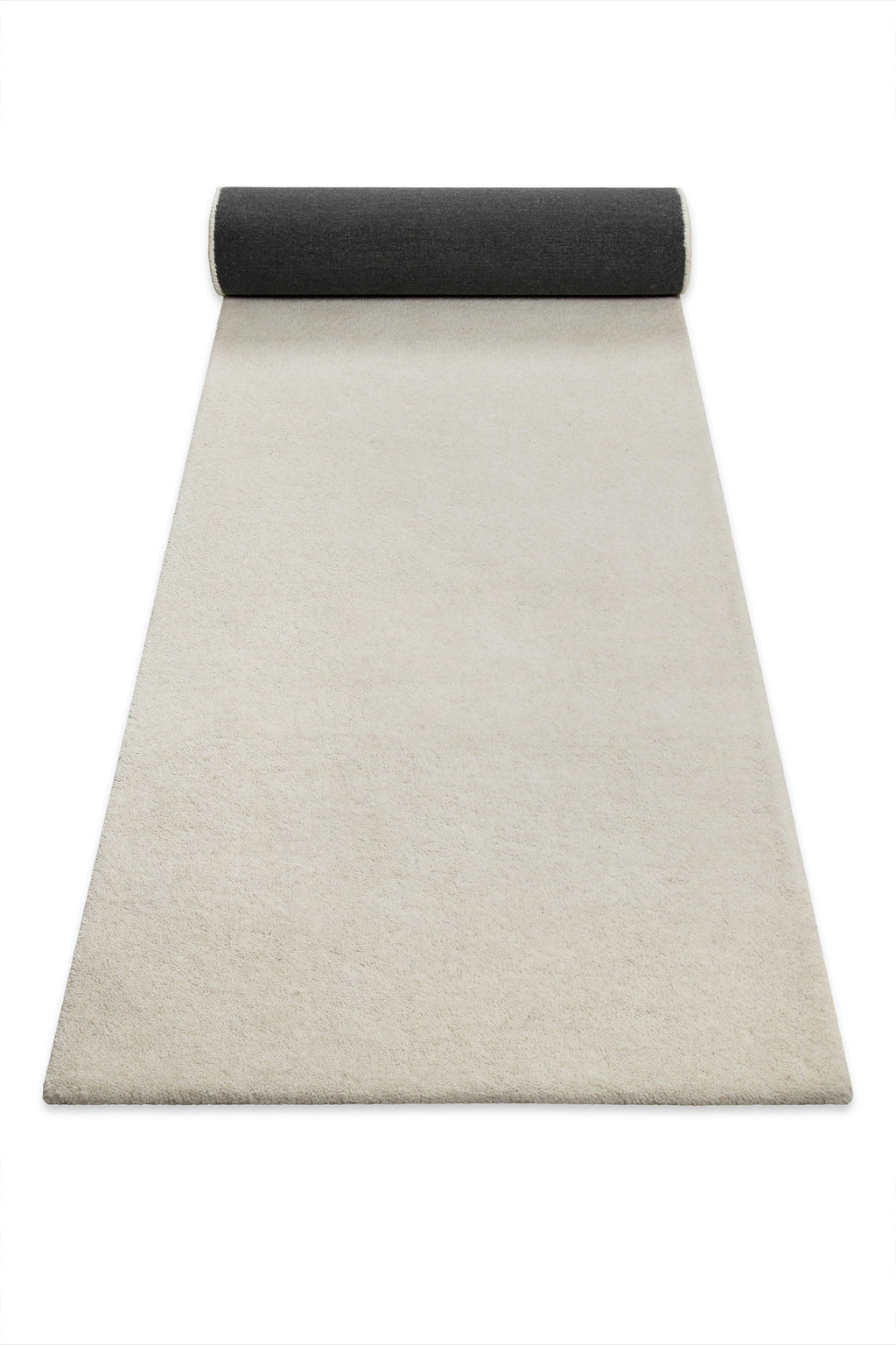 Kurzflor Teppich Creme Weiß aus Schurwolle "Hamptons FORTYTHREE" WECONhome