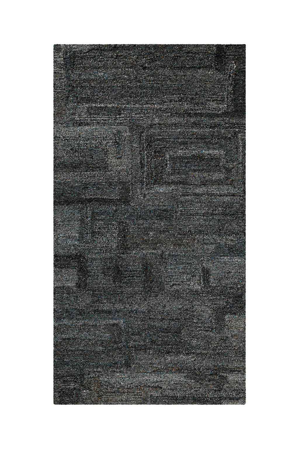 Kurzflor Teppich Blau Grau meliert "Hamptons FORTYTWO" WECONhome